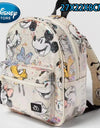 Disney Cartoon Backpack Women's Mickey Mouse Donald Duck Pattern Student School Bag Large Capacity Backpack Girls Shoulder Bag