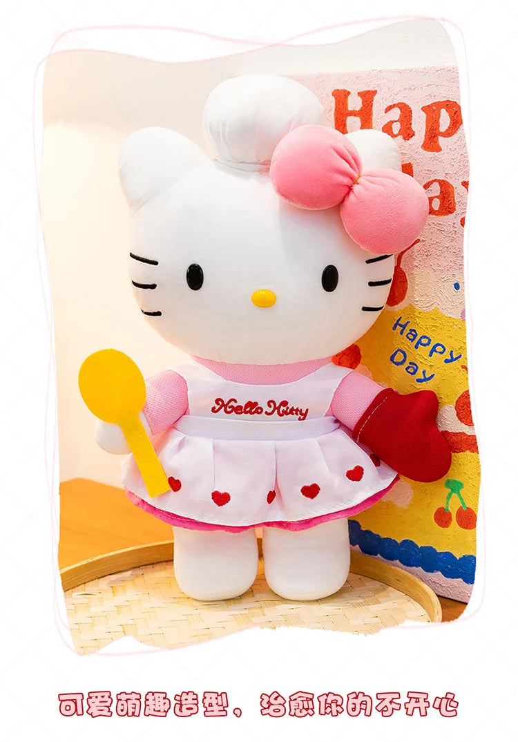 Cute Cat Character Plush Stuffed Doll Pillow Toy