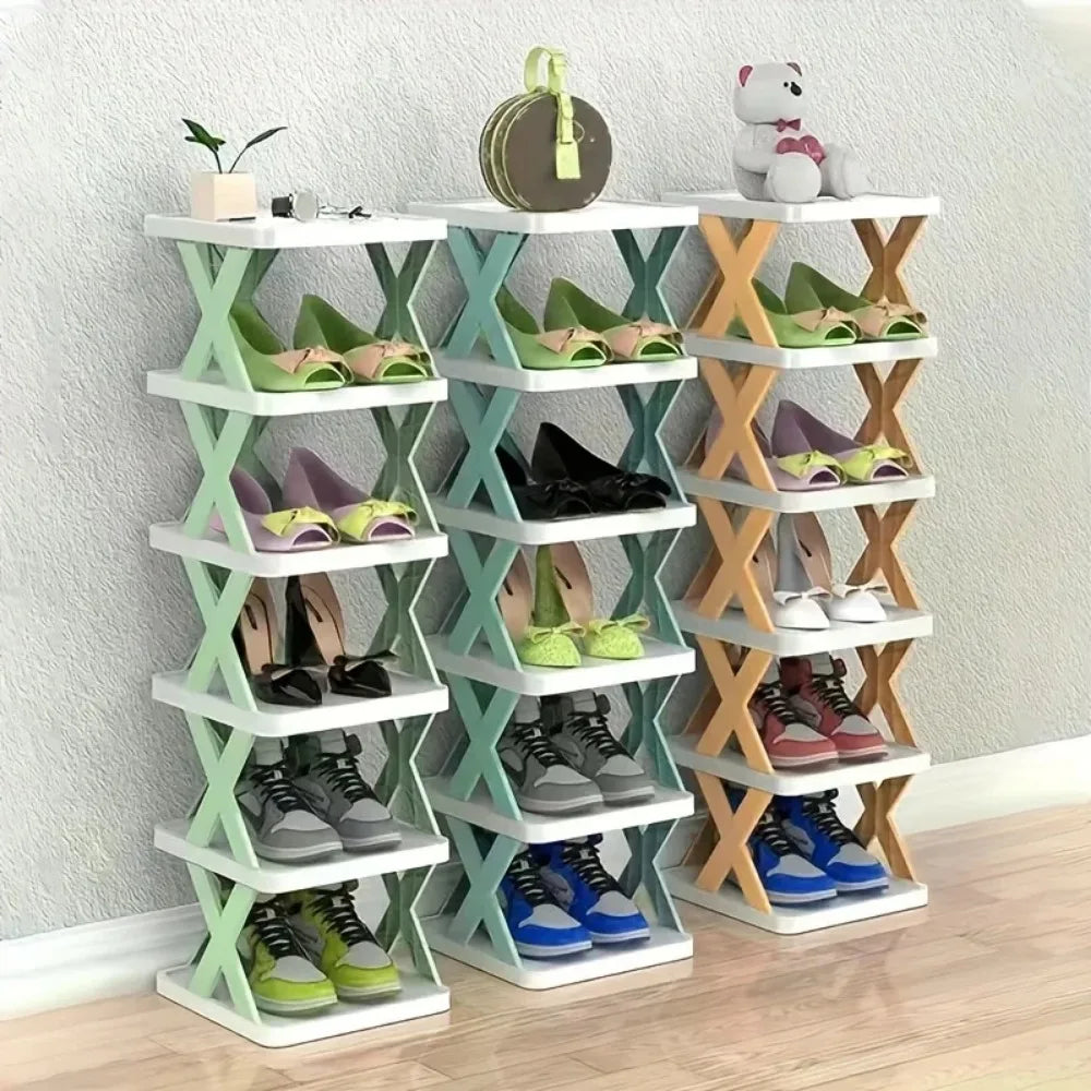 Shoe Storage Shelf Shoe Rack Organizer Organizers Racks Indoor Storage Furniture Bedroom Multi-Layer Detachable Storage Cabinet