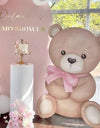 18/36inch Bear Cutout for  Shower Decorations We can Bearly Wait Bear Mosaic Board for Birthday Welcome  Backdrop Decor