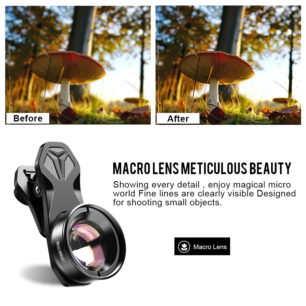 100mm Macro Smartphone Camera Lens with Universal Clip