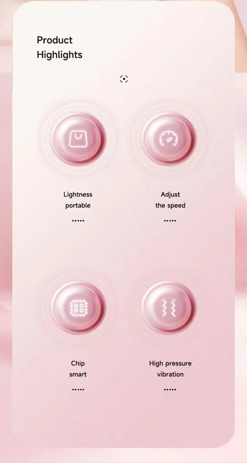 Mini Massage Massage LCD Screen 6 Heads  Muscle Massager Portable Electric Fascia  for Neck Foot Body Fascia