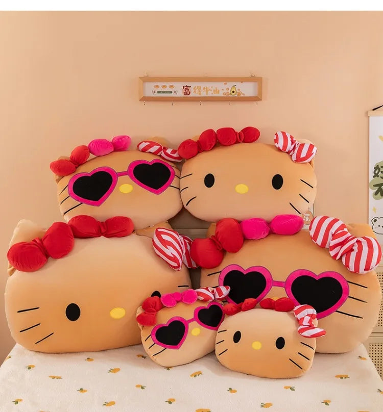 Black Cat Character Plush Stuffed Doll Pillow Toy
