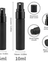 5ml 10ml Perfume Refill Spray Bottle Portable Mini Fragrance Glass Bottle Empty Cosmetics Sample Test Tube Travel Cosmetic Tool