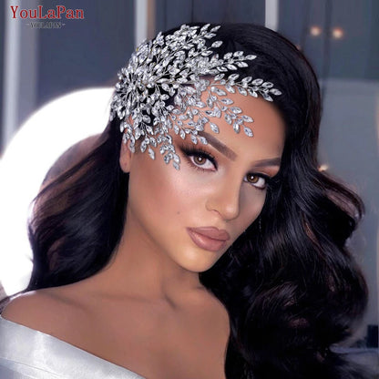 Rhinestone Bridal Hair Piece Bling Wedding Bridesmaid Headwear Hair Accessories