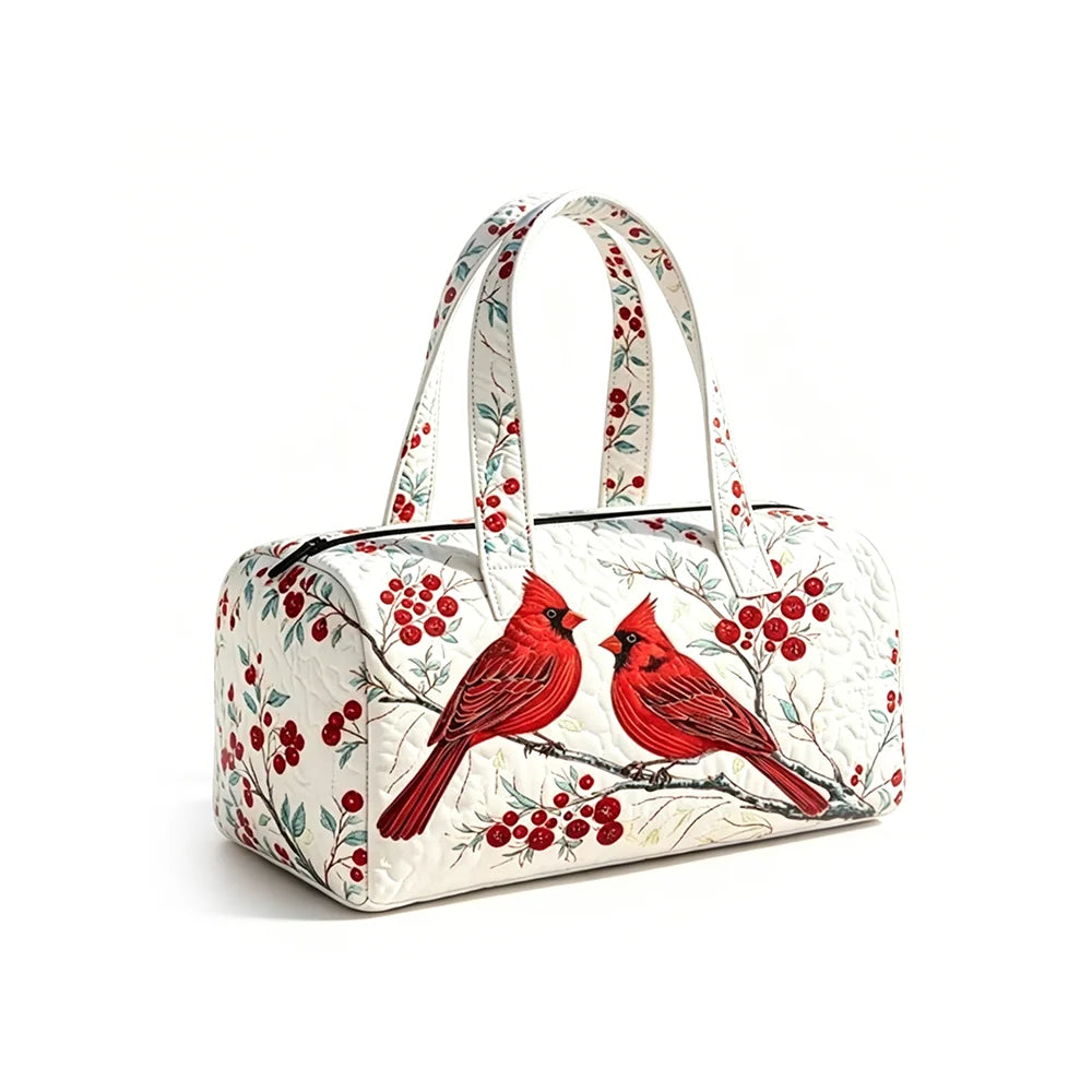 Vintage Bird Duffel Bag Goldfinch Floral Print Overnight Classic Art Style Travel Weekender Lightweight Gym Carry On Luggage