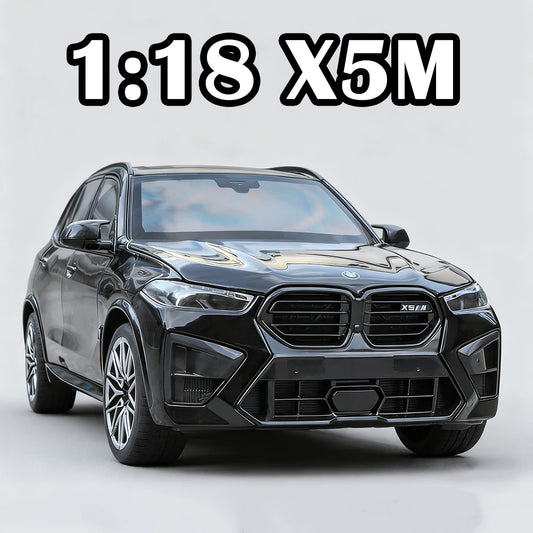 1:18 X5M Honda Accord Car Toys Alloy Diecast Models Shock Absorption Doors Opened Front Wheel Steering Vehices Desktop Ornament