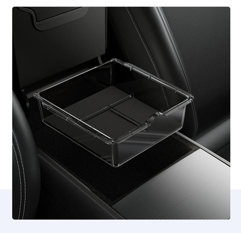 Center Console Storage Organizer Set for Tesla Model 3 Y YL Juniper Highland 2024 2026