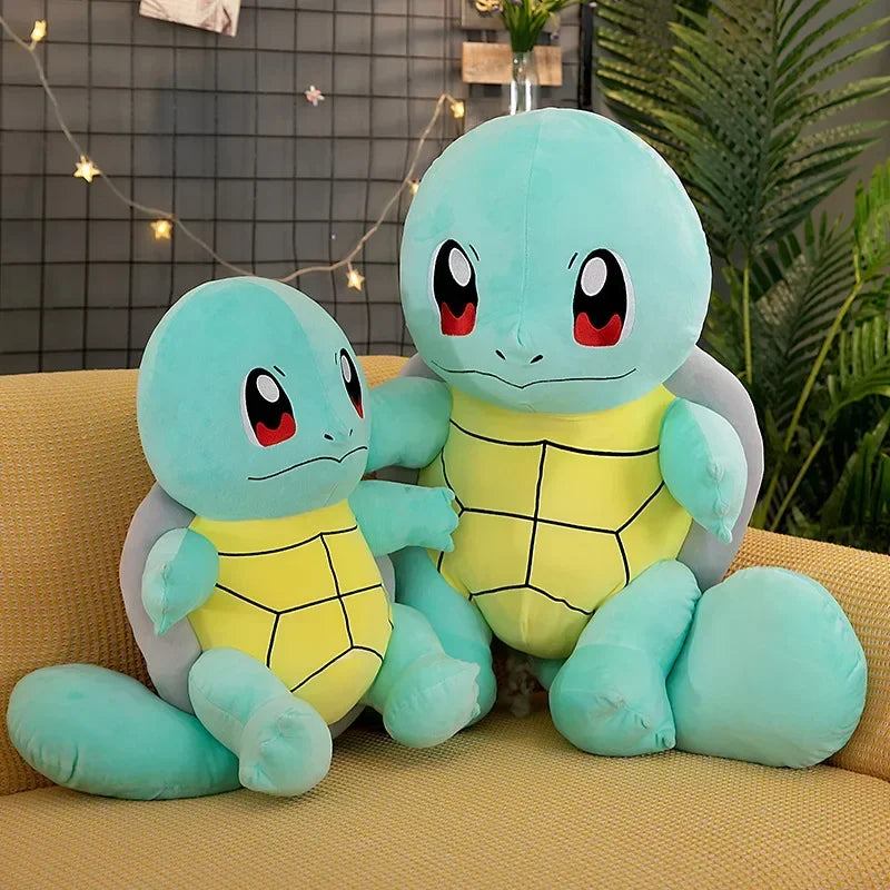60cm Squirtle Plush Doll Big Size Pokemon Plush Toys Kawaii Stuffed Toys Cute Turtle Pillow Christmas Gift Toys for Boys Girls