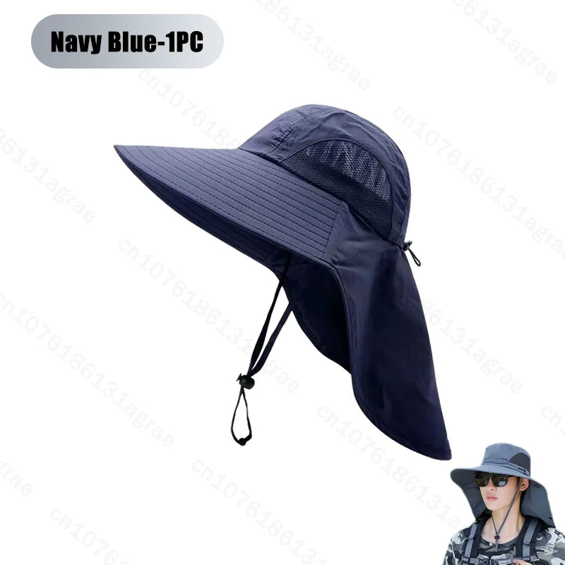 USB Cooling Fan Baseball Cap With Adjustable Fan
