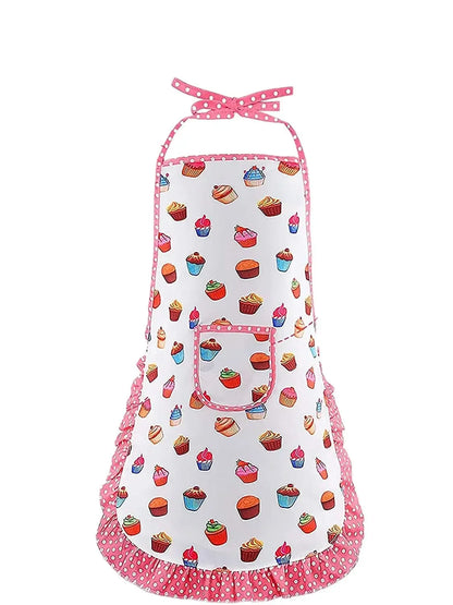 Apron for Little Girls 4/11Pcs Kids Kitchen Cooking Baking Pretend Play Set Simulation Pink Chef Baking Tool Play House Toys