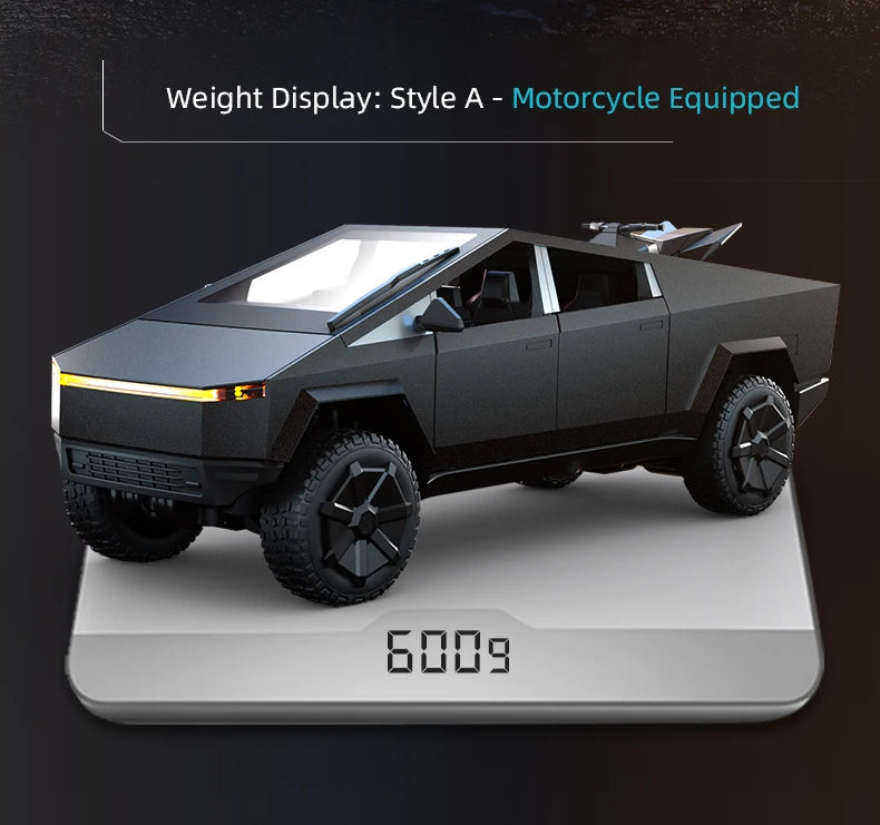 RC Car Alloy Cyber truck Car model Simulation Off-road Vehicle  Camping Equipment Pickup Truck s Toys Boy Gifts