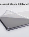 TPU Silicon Transparent Case For iPad Air 11 2024 Pro 11/13in M4 for iPad 10/9/8/7/6/5 Gen Air 4/5th 10.9 3rd 10.5 Mini 6