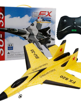 FX620 RC Plane Drone SU35 2.4G Fixed Wing Fighter Electric Toys Airplane Glider EPP Foam Toys Kids Boys Gift