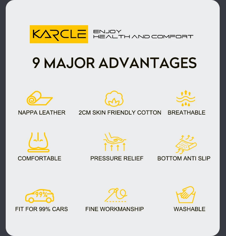 Car Seat Cover Breathable PU Leather Front Cars Seat Cushion Anti Slip Anti Scratch Seat Universal Car Pad Mat Auto Accessories