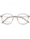Ultra-light Fashion Flexible TR90 Eyewear Men Retro Round Decorative Optical Prescription Eyeglasses Frame