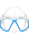 Adult silicone diving glasses professional snorkeling HD swimming tempered glass large frame mask
