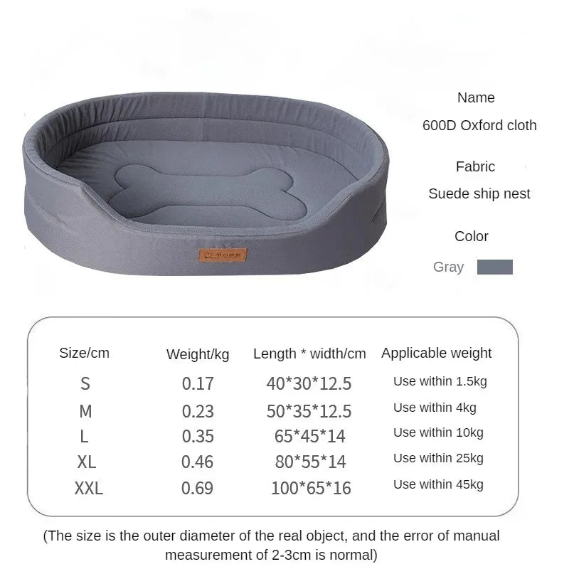 Winter Plush Pet Bed Cushion Sofa Mat for Dogs and Cats