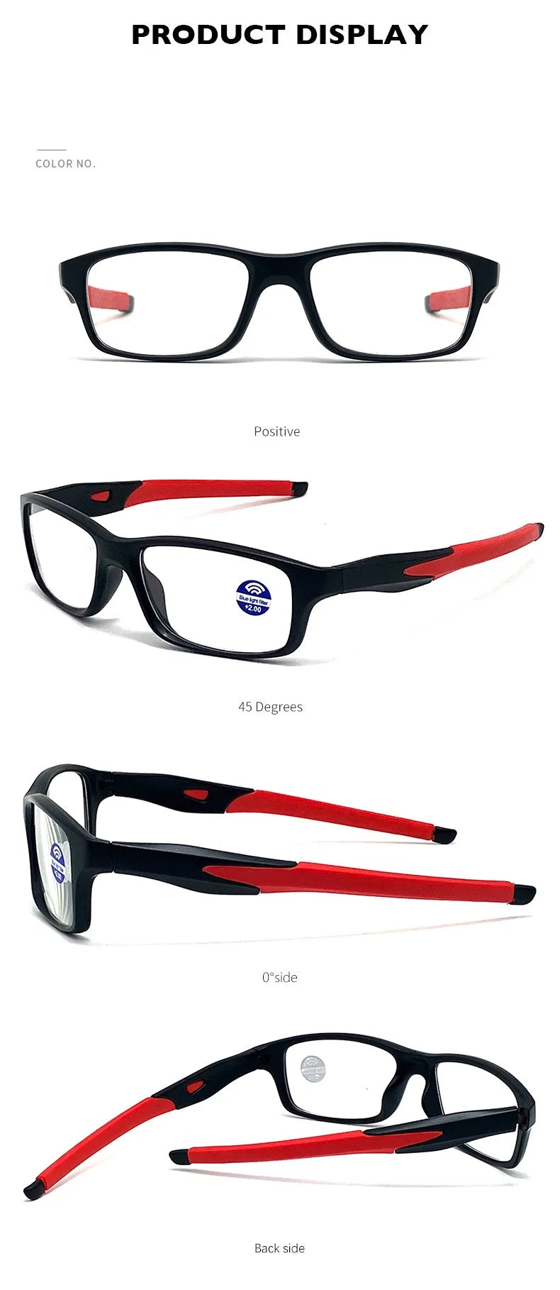 Vintage Sport Men Reading Glasses Women Plastic Regular Goggle Presbyopia Hyperopia Reading Eyewear +1.0 +1.5 +2.0 +2.5