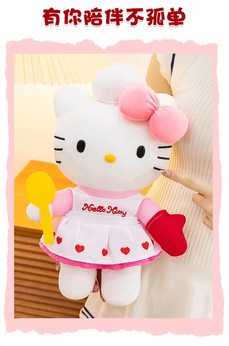 Cute Cat Character Plush Stuffed Doll Pillow Toy
