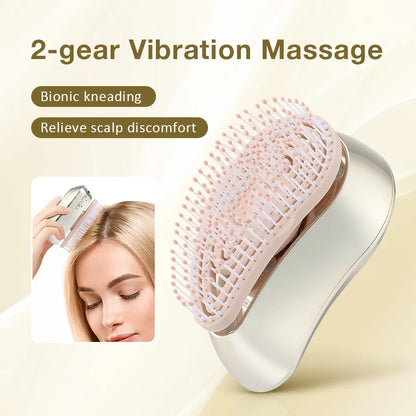 Hair Care Spray Massage Comb Vibration Massage Essential Oil Atomizationdouble Toothed Comb Relax the Scalpto Removable Washable