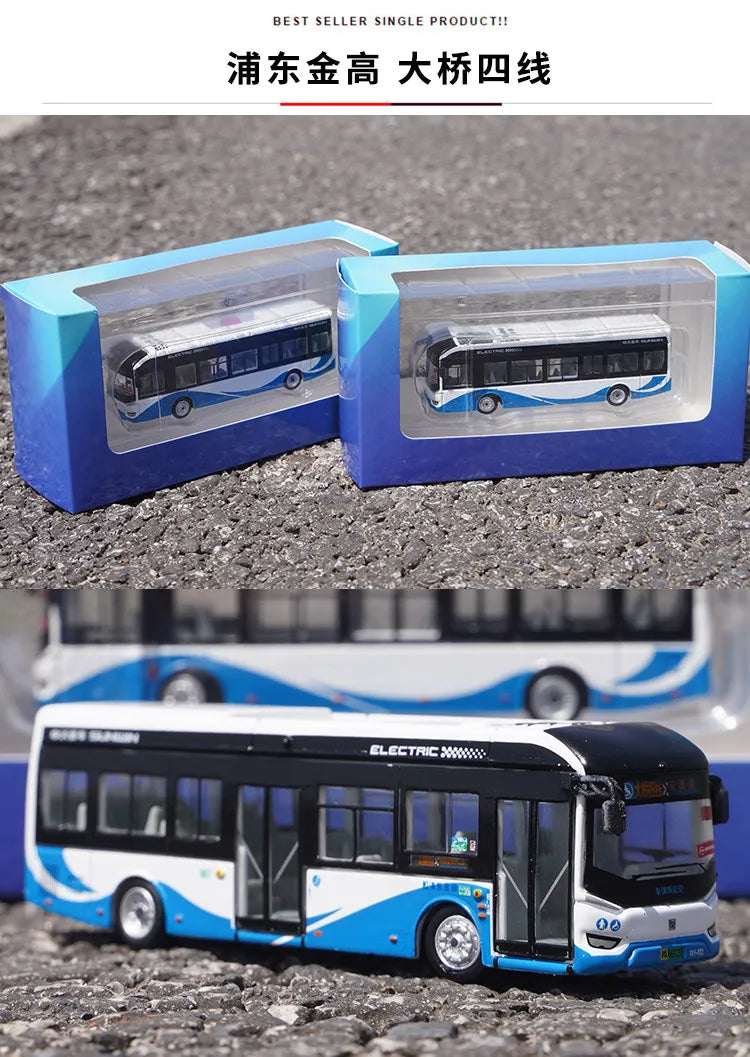 1 120 Scale Shanghai City Tour Bus Diecast Model Vehicle