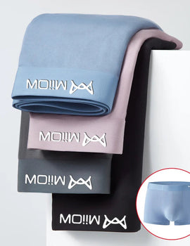 3-Pack Men’s Modal Boxer Shorts – 80 Count, Seamless Silk Crotch