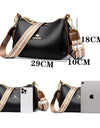Cowhide Crossbody Bag  Straps Tote Lady Shoulder Bags Leather Messenger Bag