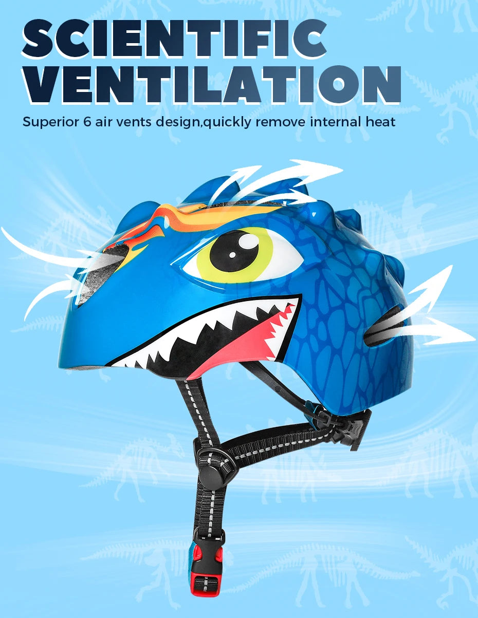 Bicycle Helmet  Sports Cycling Protection Knee Elbow Pad Sets Balance Roller Skating Helmet Guard