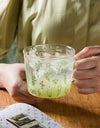 500ml Creative Glass Scale Handgrip Mug Breakfast Milk Coffee Couple Mug Home Tumbler Water Drinkware Fruit Juice Cups