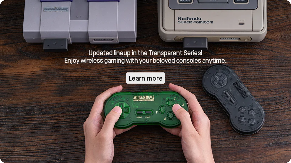 2.4GHz Wireless Retro Gaming Controller for Original Super Nintendo SNES and SFC