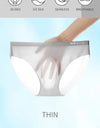 3-Pack Men’s Ice Silk Breathable Transparent Briefs – Thin & Lightweight