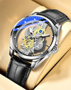 Men Watch Skeleton Quartz Wristwatch Gold Skeleton Retro Man Watch Top Brand Luxury Clock Watches