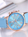 Classic Luxury Leather Quartz Watch Women Ladies Casual Quartz Wristwatch