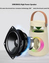 Wireless Bluetooth Speaker Outdoor Portable Camping RGB Color Light Rechargeable Wireless Speaker Home Party Music Player
