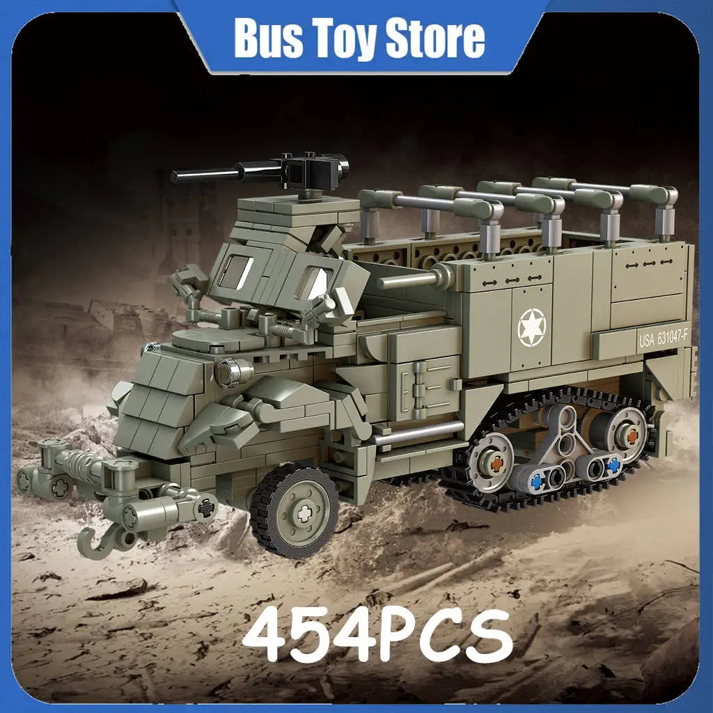 WW2 Brick Germany Military Vehicle Batisbrick 80cm KE Railway  Dora Building Block World War Construction Toy Collection
