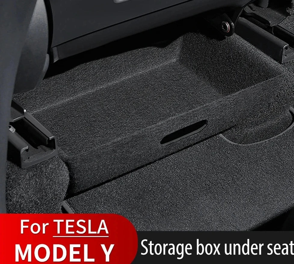 Under Seat Storage Box Compatible for Tesla Model Y for Driver & Passenger Seat Tesla Model Y Accessories