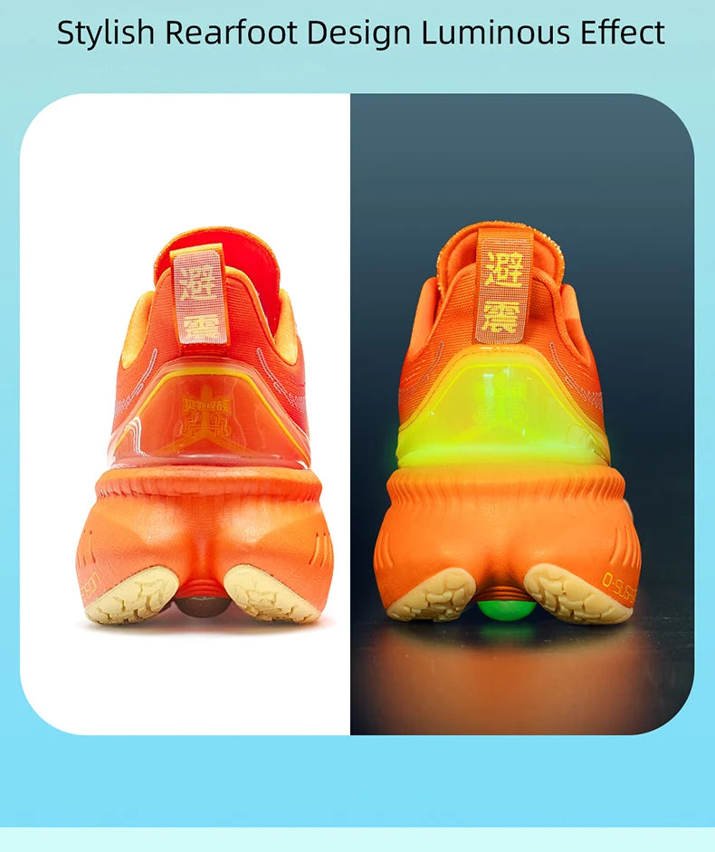 Cushioning Running Shoes For Men Suitable Heavy Runners Lace Up Sports Women Non-slip Outdoor Athletic Male Sneakers