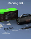 Portable Bluetooth Speaker, Wireless TWS Subwoofer, Waterproof Mobile, HIFI Quality, Big Power, 160W