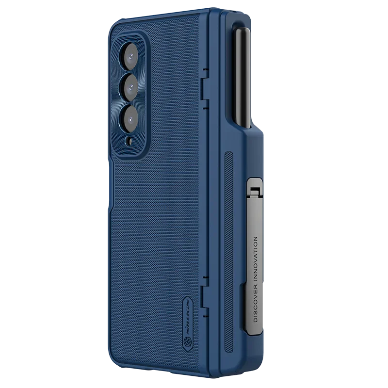 For Samsung Galaxy Z Fold 4 5G Case Frosted Shield TPU PC Folding Cover For Samsung W23 /Z Fold4 With S Pen Slot holder