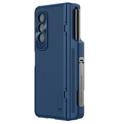 For Samsung Galaxy Z Fold 4 5G Case Frosted Shield TPU PC Folding Cover For Samsung W23 /Z Fold4 With S Pen Slot holder