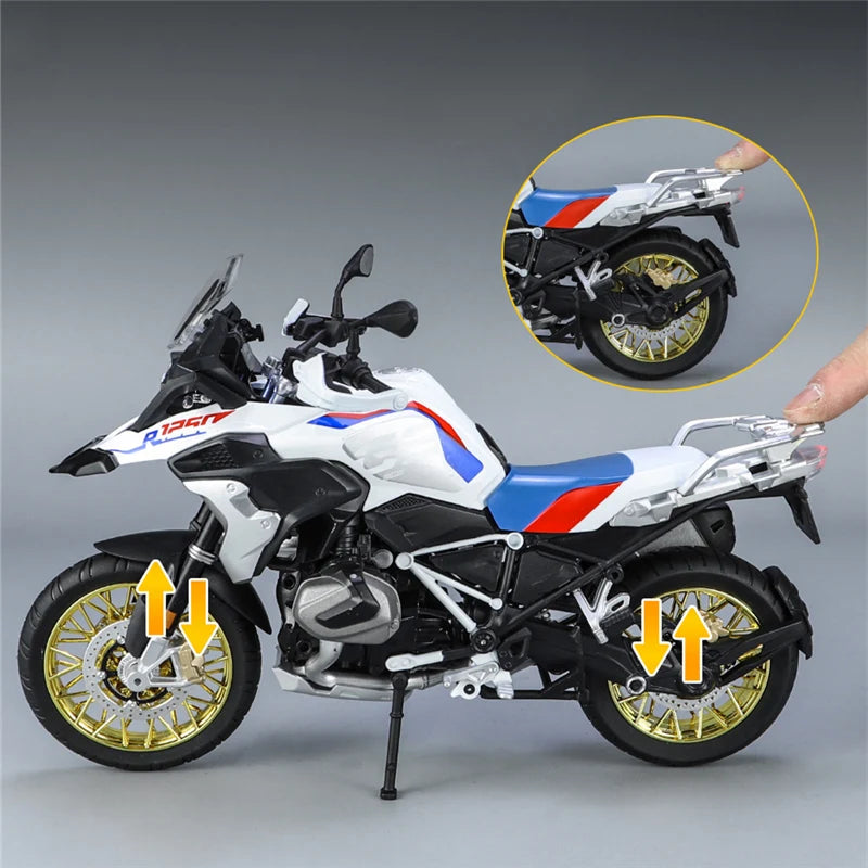 Diecast R1250 GS Adventure Motorcycle Model 1 to 9 Scale