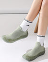 Silent Indoor Sports Shoes and Socks Gym Ultra Lightweight Shock Absorbent Breathable Anti Slip Soft Bottom Yoga