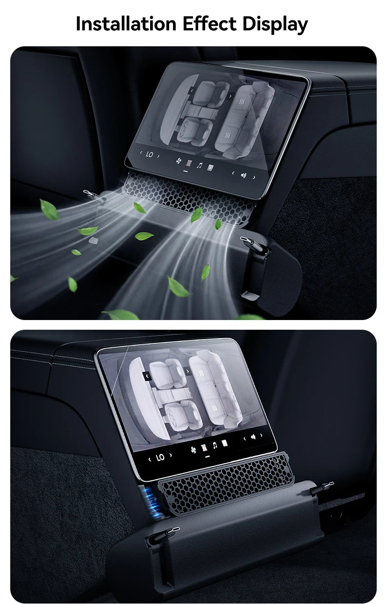 3 in 1 Rear Air Vent Docking Station with 120W Fast Charging for Tesla Model YL 2026