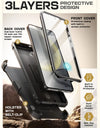 For Samsung Galaxy S25 Case UB Pro Heavy Duty Rugged Phone Case with 2 Front Frame Built-in Screen Protector & Kickstand