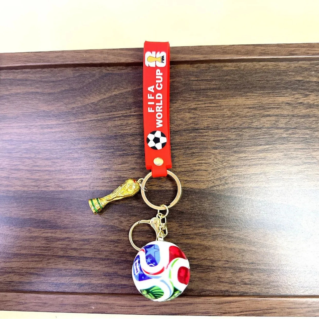 2026 Football Trophy Keychain Soccer Fan Collectible Bag Charm