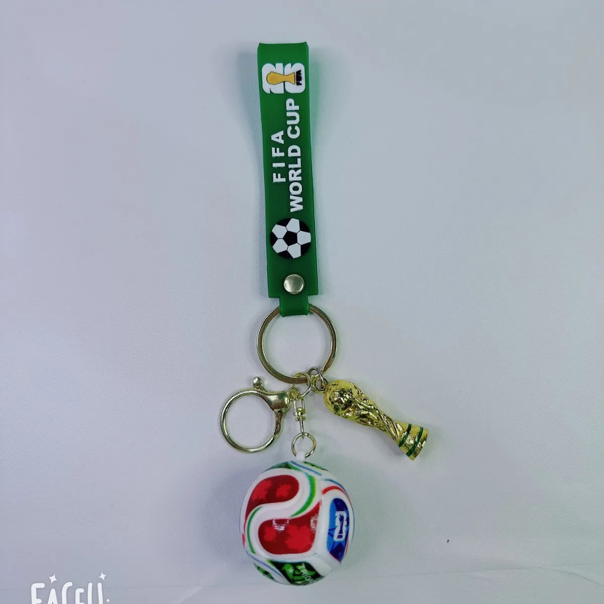 2026 Football Trophy Keychain Soccer Fan Collectible Bag Charm