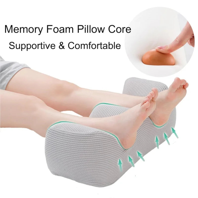 Memory Foam Knee Pillow for Sleeping Orthopedic Leg Support Cushion Ergonomic Pregnancy Maternity Bed Rest Comfort Lumbar Pad