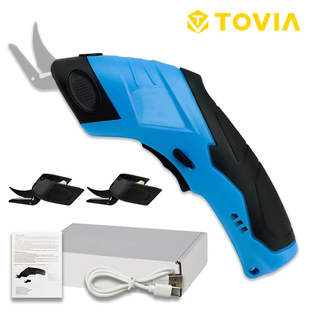 Cordless Electric Tailoring Scissors USB Charging Suitable for Cutting Cotton Fabric/leather/cloth and Other Materials
