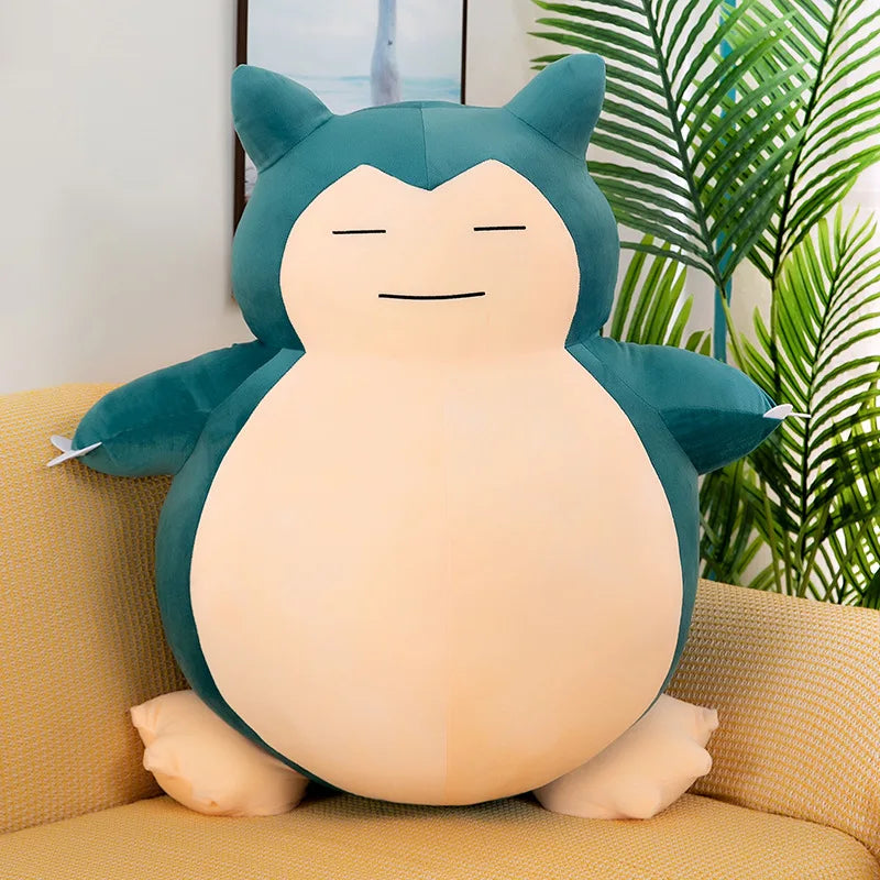 Hot 60cm Kawaii Snorlax Plush Toy Anime Pokemon Stuffed Doll Large Cute Baby Gift Kids Birthday Xmas Present Wholesale